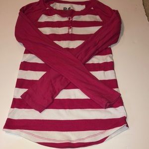 Striped pajama shirt